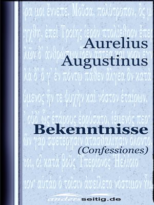 cover image of Bekenntnisse